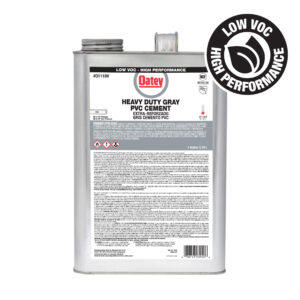 Oatey Gallon Cemento PVC grigio per impieghi gravosi