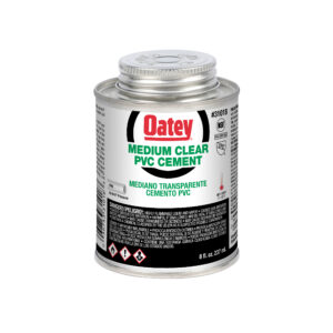 Oatey 8 oz di cemento PVC medio trasparente