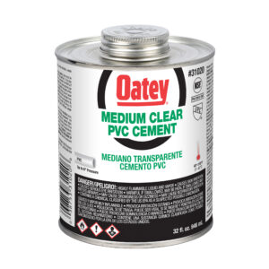 Cemento PVC trasparente medio Oatey