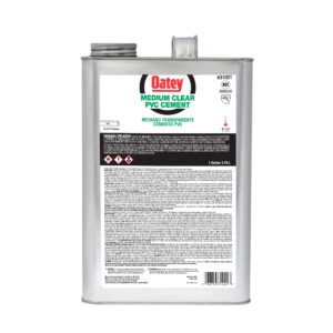 Oatey Gallon Medio Cemento PVC Trasparente