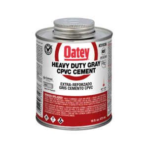 Oatey 32 oz di cemento CPVC grigio per impieghi gravosi