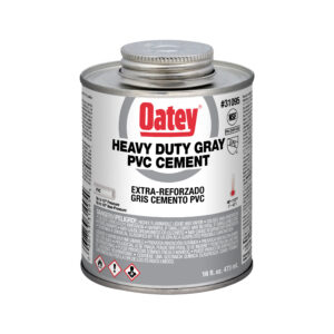 Oatey 16 oz di cemento PVC grigio per impieghi gravosi