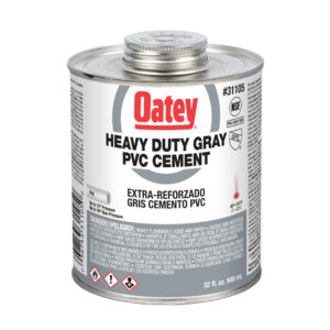 Oatey 32 oz di cemento PVC grigio per impieghi gravosi