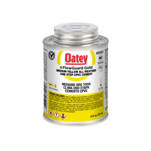 Oatey 8 oz di cemento CPVC Flowguard Gold per tutte le stagioni