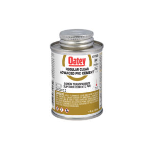 Cemento PVC avanzato trasparente regolare Oatey da 4 once