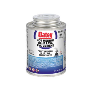 Oatey 8oz Blue Lava Medium Blue PVC Cement
