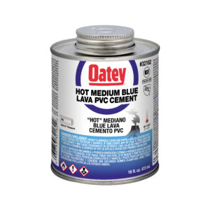 Oatey Blue Lava Cemento PVC blu medio