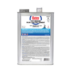 Oatey Gallon Blu Lava Medio Cemento PVC blu