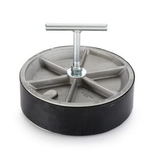 Tappo a pinza con impugnatura a T in alluminio Cherne da 12" (senza bypass)