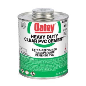 Oatey 32 oz di cemento PVC trasparente per impieghi gravosi